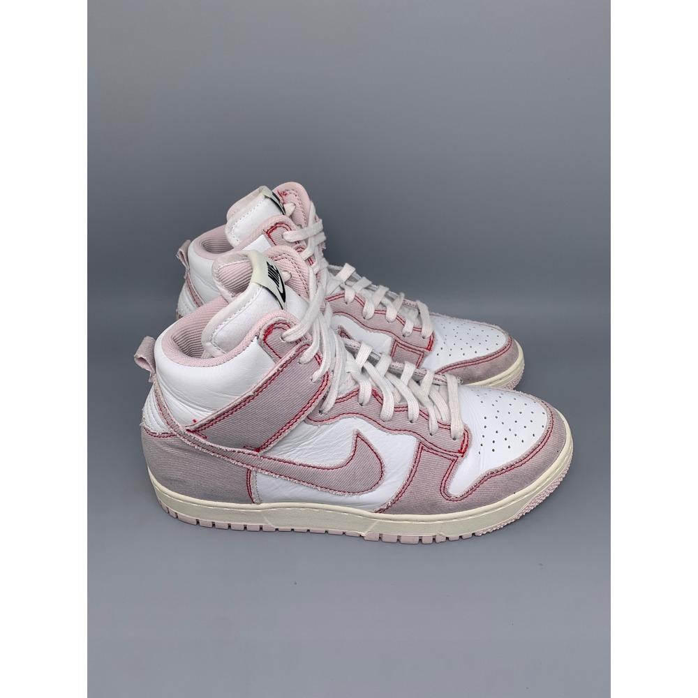Nike Dunk High‎ 1985 Pink Denim DQ8799-100 Men's Sz 8